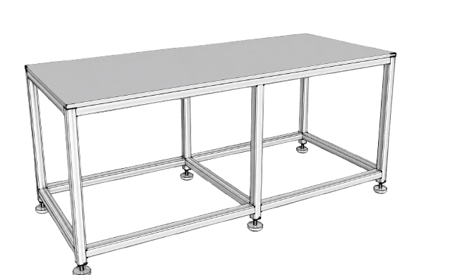 Cobot Workstation | 2 M | 40x40 Aluminium profile | MDF 18 MM
